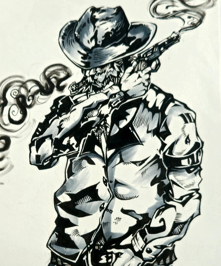 "Iron &amp; Smoke" [Waist-Up Character Piece]